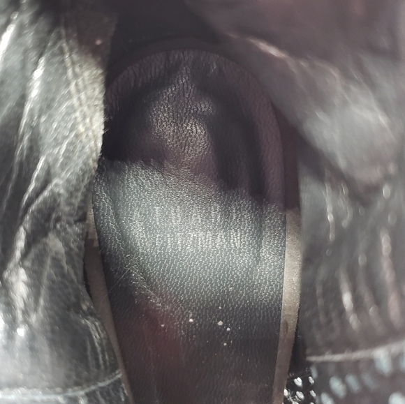 Stuart Weitzman Women US 8 Grey Heeled Bootie Suede Laser Cut Open Toe Heel Zip - Picture 9 of 13